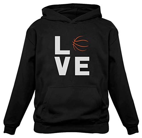 TeeStars - Love Basketball - Best Gift for Basketball Fans Women Hoodie Large