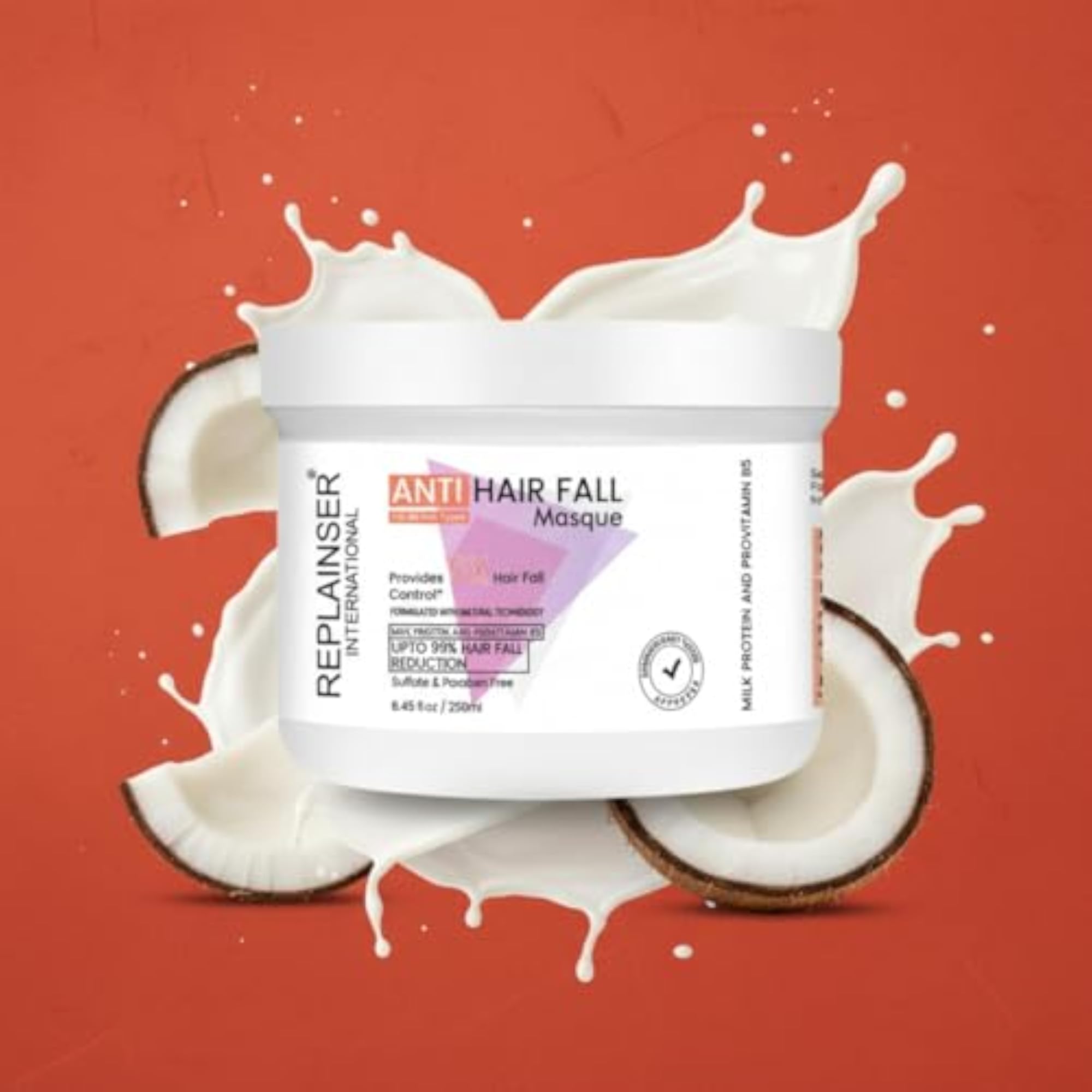 Anti-Hairfall Mask with Provitamin B5 & Milk Protein, 250ml