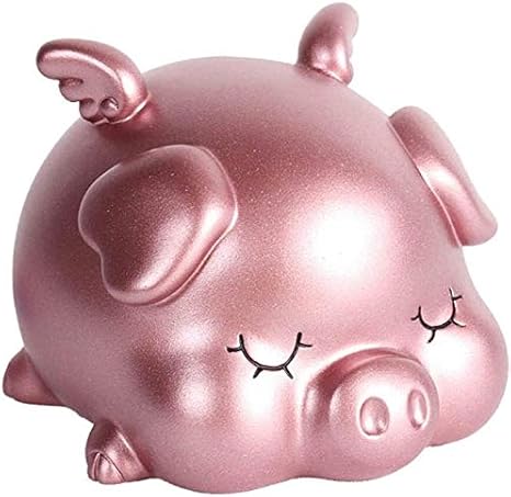 Amazon Co Jp Twgdh豚貯金箱貯金箱のコイン貯金箱かわいい透明ガラス Color H ホーム キッチン