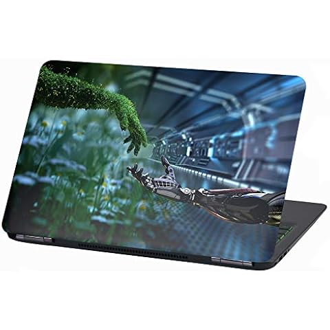 Laptop Folie Cover: Strange Klebefolie Notebook Aufkleber Schutzhülle selbstklebend Vinyl Skin Sticker (17 Zoll, LP8 Green Technology) Cover