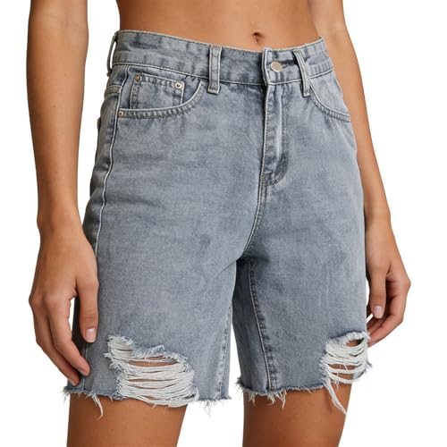 Short en jean boyfriend confortable pour sublimer votre silhouette
