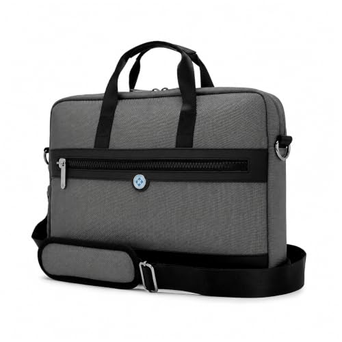 Image of Nasher Miles Briefcase & Messenger Bag | Lightweight PU & Polyester with Adjustable Strap, Fits Laptop | Ideal for Office & Travel | for Men & Women