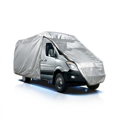 EliteShield ShieldAll Class B RV Cover, Waterproof Tear-Resistant Windproof Class B RV Motorhome Low Top/High Top Conversion Van Cover Trailer Camper Van Cover