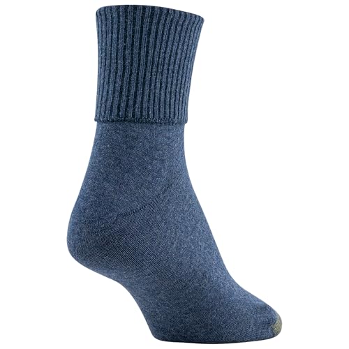 Image of GOLDTOE Women's Classic Turn Cuff Socks, Multipairs