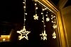 Spetebo LED stjärngardin, 100 x 80 cm – 63 lysdioder, varmvit – fönster, dekoration, stjärna, ljusslinga, ljus, gardin #4