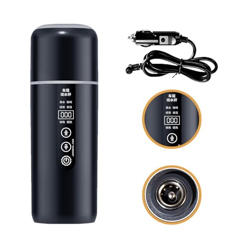 Tetera eléctrica para auto 12V/24V acero inox miniatura 2