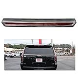 YHB Center High Mount Stop Light & 3rd Brake Light Compatible with 2015-2020 Cadillac Escalade Escalade ESV 22803028 923-117 - High Mount Stop Lamp Clear Red