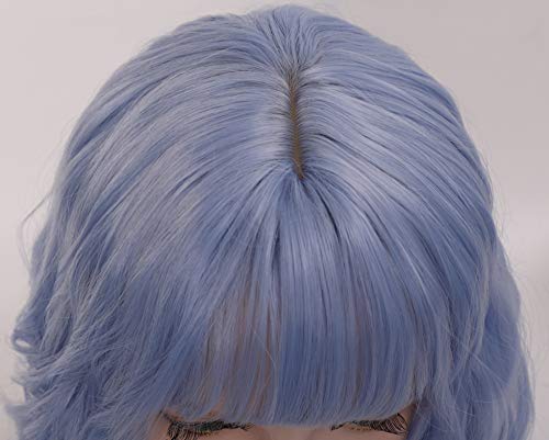 Chisu Parrucca corta Bob con frangia ondulata 14