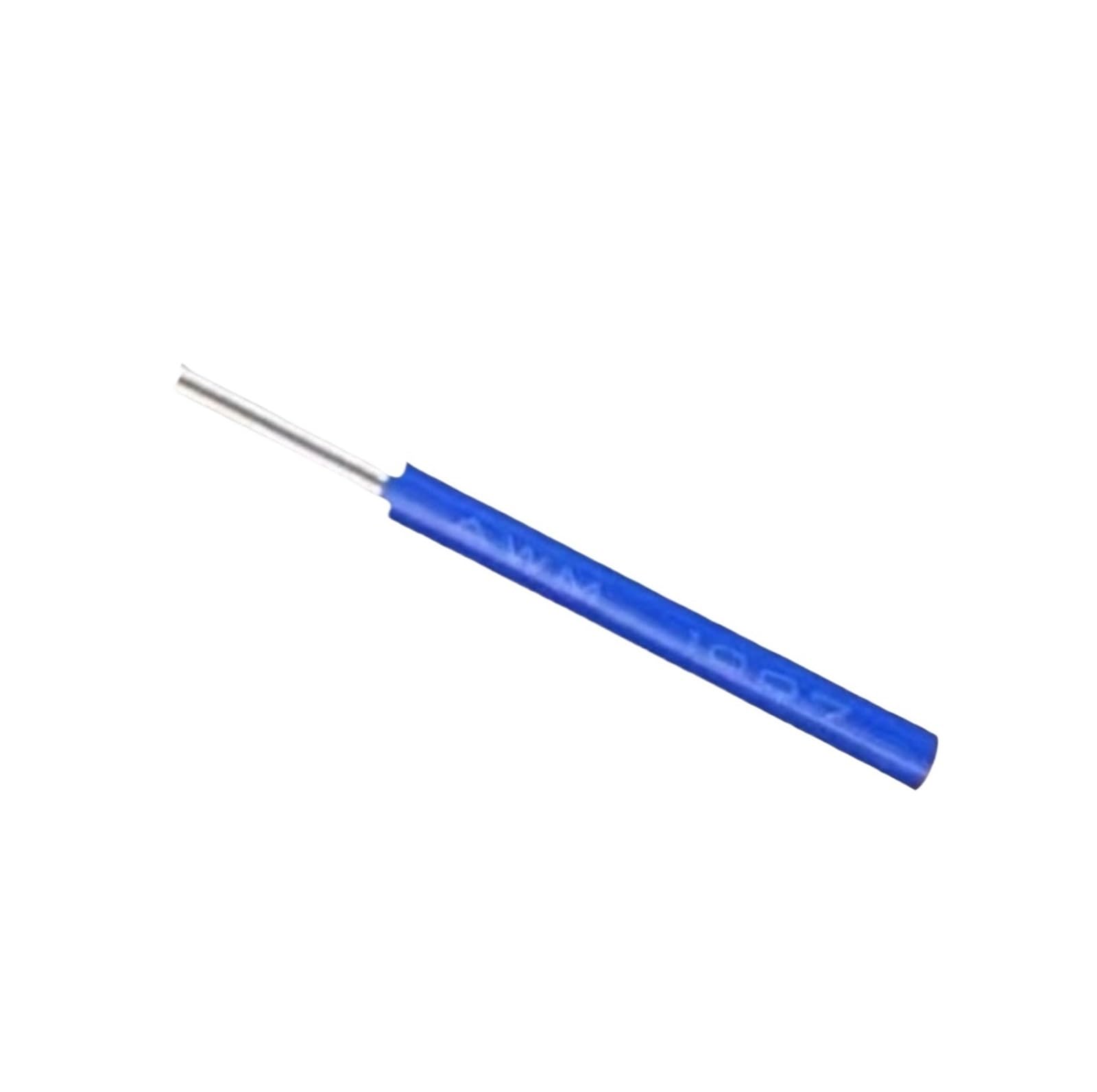 5M UL1007 26 24 22 20 18 16 14AWG Cable De Cobre Un Solo Núcleo Aislamiento PVC Cables Electrónicos Flexibles Sólidos Estañados(Blue,5m 14AWG)