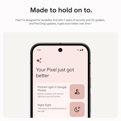 Image of Google Pixel 9, 128GB, Wintergreen - Unlocked (Renewed)