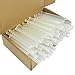 FZGUSYAF 120 Pièces Bâtons de Colle Chaude 7x100mm Adhésif Transparent pour Pistolet à Colle Chaude 7mm - Transparents
