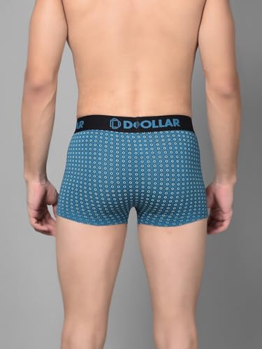Image of Dollar Bigboss Men's Assorted Pack of 3 Cotton Trunk (Colour & Print May Vary)