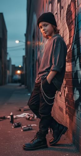 Mesinsefra Boys' Elastic Waist Cargo Pant Camouflage Cotton Casual Multi-Pockets Pull-On Pants2