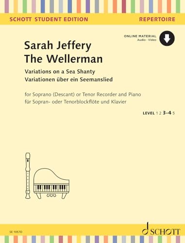 Bild: The Wellerman: Variationen �ber ein Seemannslied. Sopran-Blockfl�te (Tenor-Blockfl�te) und Klavier. (Schott Student Edition - Repertoire) f�r 9,50 EUR (-8%) statt 18,99 EUR bei amazon.de