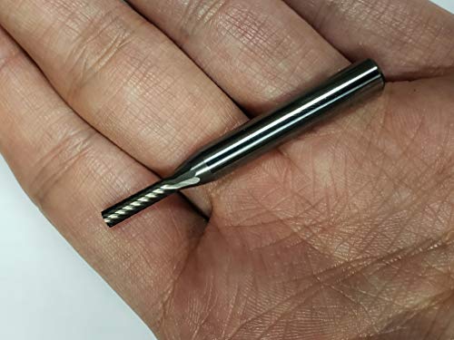 Punta de fresa carburo Single Cut 1/8" x 1/2" miniatura 6
