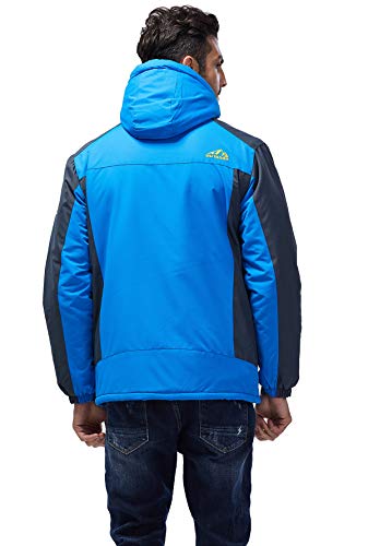 Kolongvangie Ski Jackets Outdoor Sports Detachable Hooded Mountain Cold Weather Rain Jackets Sports Breathable Uniforms