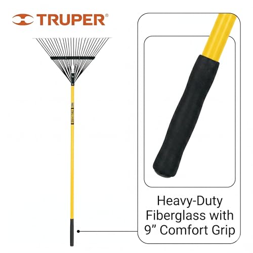 Rastrillo profesional Truper Tru Pro 26 dientes 54 pulg mango fibra miniatura 4