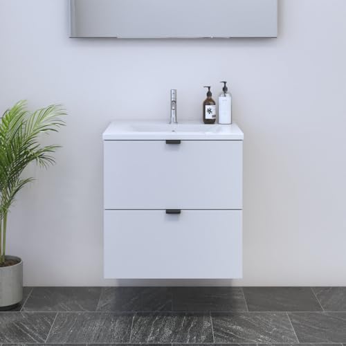 Meble Furniture INES 2S 60 24''Floating Bathroom Vanity...