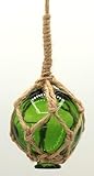 Matériaux : verre et corde de sisal