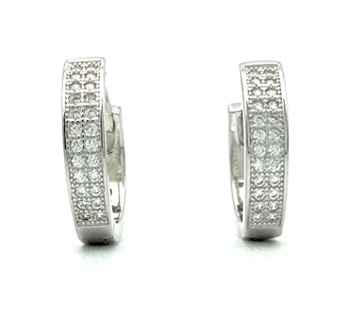 Image of Exclusive 925 Sterling Silver Jerkin Bali Earrings For Girls & Women Comfortable Easy to Wear Size 12 MM Light Weight 3 GM