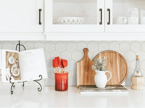 Papel pintado moderno de vinilo grueso impermeable con patrón hexagonal geométrico elegante 4