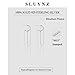 SLUYNZ 925 Sterling Silver Dangle Earrings Tassel Chain for Women Teen Girls Dangle Earrings Long Earrings Huggie Studs Dangle Chain (A-Silver)