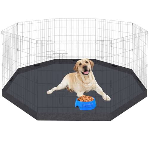 Dog Playpen Regular Octagon Metal Exercise Pet Playpen 8 Panels 24 Inch Bottom Pad Cover for Small Medium Pets Indoor Outdoor(Only Cover,Playpen Not Included)(Black Bottom pad cover) Dog Playpen Regular Octagon Metal Exercise Pet Playpen 8 Panels 24 Inch Bottom Pad Cover for Small Medium Pets Indoor Outdoor(Only Cover,Playpen Not Included)(Black Bottom pad cover)