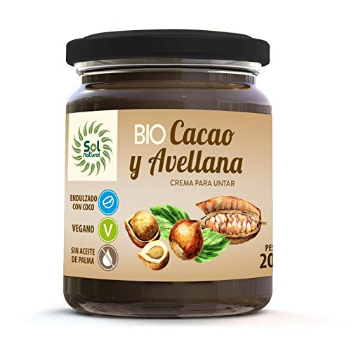 Solnatural Crema De Cacao Y Avellana Bio 200 G, No Aplicable