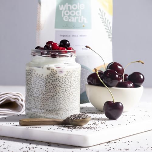 Wholefood Earth Bio-Chiasamen – 250 g | Roh | Gentechnikfrei | Vegan | Ballaststoffquelle | Bio-zertifiziert
