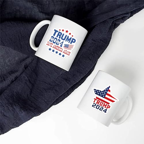 50 Pcs Donald Trump 2024 Stickers (Large Size), Bumper Sticker, Trump Decal for Laptop, Phone, Car, Water Bottle