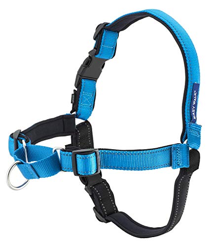 PetSafe EWH-D-HC-M-OCN Imbracatura Deluxe Easy Walking, Media, Bl...