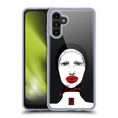 Head Case Designs J'Adore Avant Garde Faces Gel Case [Military Grade Protection] Compatible with Samsung Galaxy A13 5G (2021)