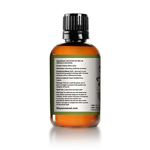 Aceite Esencial Árbol de Té 100% Puro Natural 4 oz miniatura 7