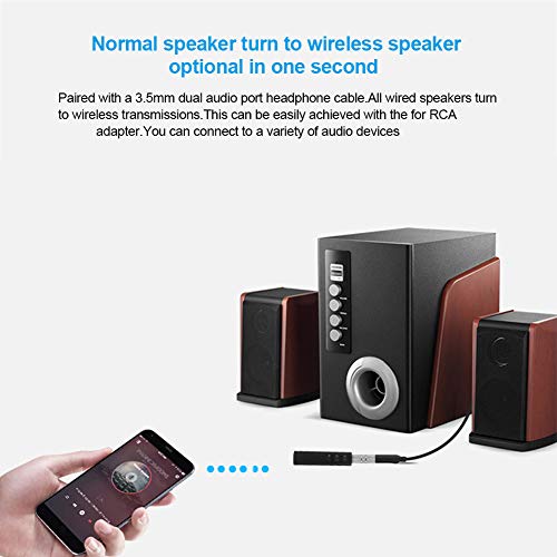 Bluetooth 4.1-ontvanger Lavalier Clip-on Design Audio-ontvanger 3,5 mm AUX Stereo Handsfree auto-adapter - Image 4