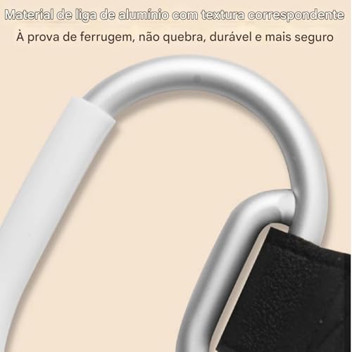 Gancho para carrinho de bebê, clipe para bolsa de carrinho - Organizador de acessórios para carrinho