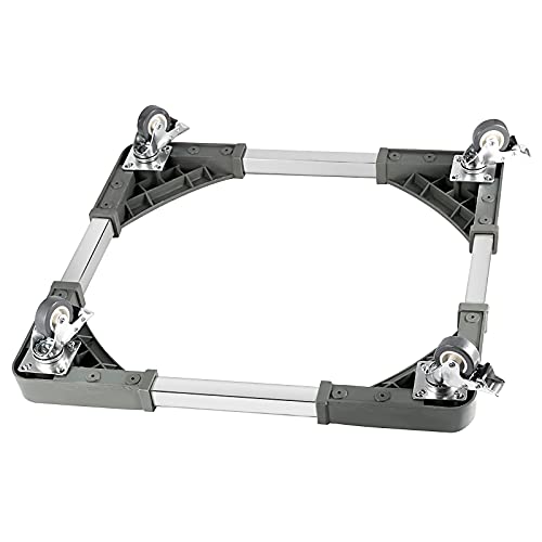 HAKZEON 2 Packs Telescopic Furniture Dolly with 4 Locking Swivel Wheels