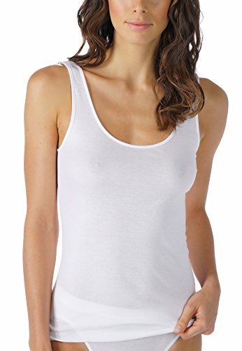Preisvergleich Produktbild Mey Basics Serie Noblesse Damen Tops breiter Träger Weiß 38