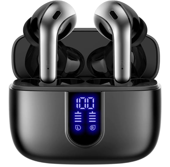 FOXTONE Wireless Bluetooth X08 Earbuds – Bluetooth Headphones with Microphone and Touch Control – Ultra-Light and Ergonomic Wireless Bluetooth Earbuds – 40 Hours Playtime (Frosty White) (B0CQC72DGY) Amazon Price History, Amazon Price Tracker