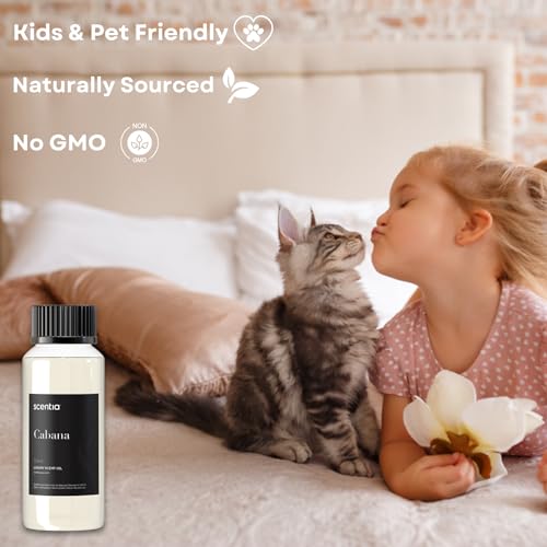 Scentia Hotel Diffuser Oil Inspired by 5-Star Hotel Scent - 500 ml 16.9 fl oz - Fragrance Oil Blend Jasmine, Bergamot Notes for Aromatherapy Diffusers and Humidifiers - Cabana, Thanksgiving Gift - Image 3