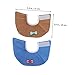 TOBBOMEY 2 Pcs Parrot Collar Protective Pecking Neckband for Budgerigar Lovebird Cockatiel Skin-Friendly Recovery Shield