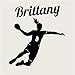 Zykang Sticker Mural Handball Joueur Sticker Personnalisé Fille Nom Et Nombre Sticker Mural Personnalisé Vinyle Autocollant Décoration Décoration de La Maison 73X76Cm