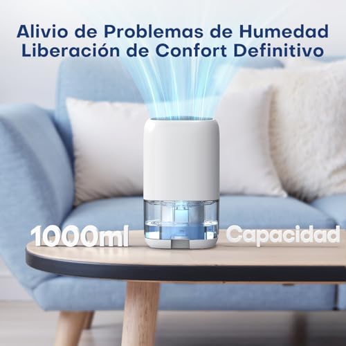 Deshumidificador eficiente para espacios pequeños con luces LED de colores 3