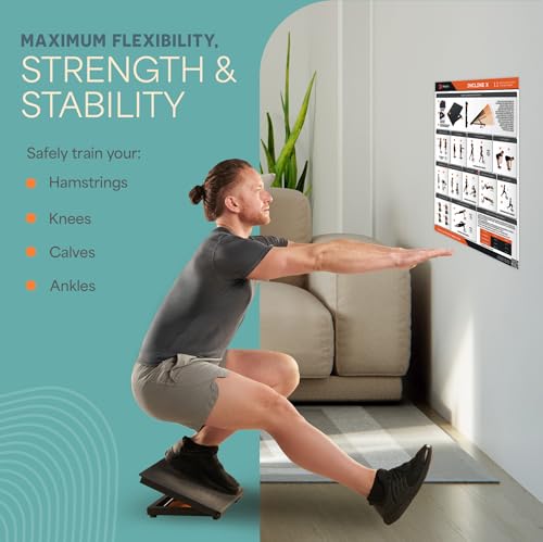 Lifepro InclineX Slant Board — Adjustable Calf Stretch Board with Nordic Strap — 4-Angle Incline for Calf Stretching, Squats & Ankle Mobility & Holiday Gifts by Lifepro - Image 6
