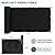 CasaCulina 4X50FT Outdoor Privacy Screen Fence Heavy Duty 170GSM Fencing Mesh Shade Net Cover, 90% Blockage Chain Link Fence Privacy Slats for Balcony Patio Garden Backyard Pool (Black)