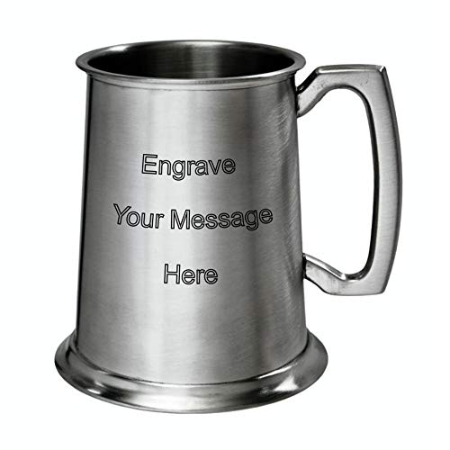 Wentworth Pewter Antique Finish Pewter Tankard Customized