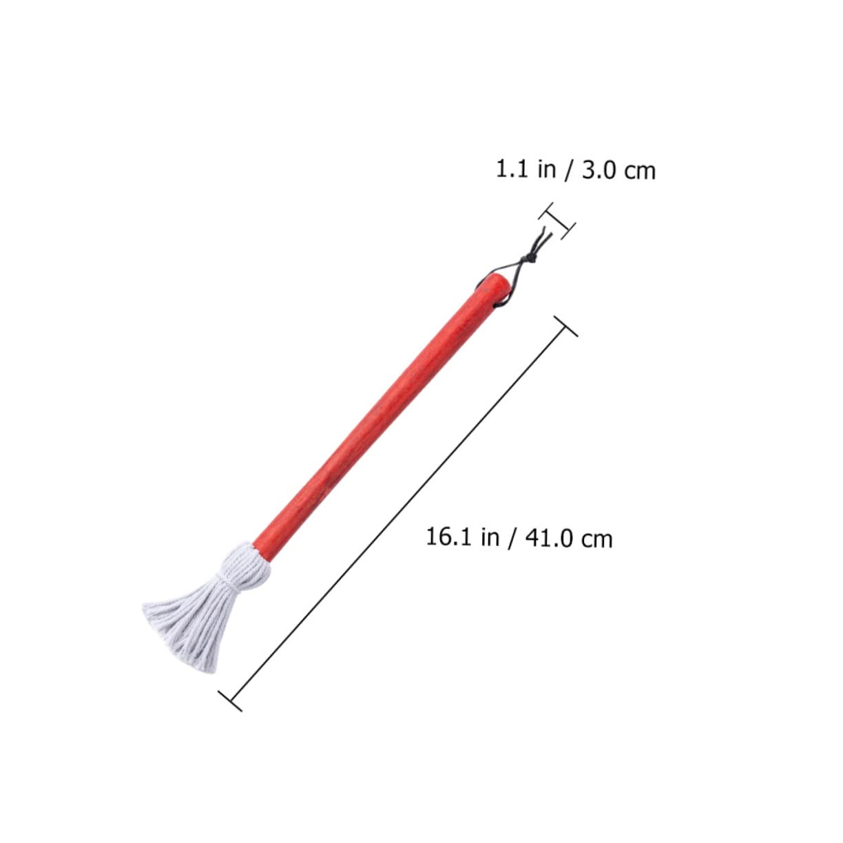 Gogogmee 1Set Sauce Basting Mops Practical Kitchen Brush with Mop Head Long Handle for Grilling Marinating and Oil Application