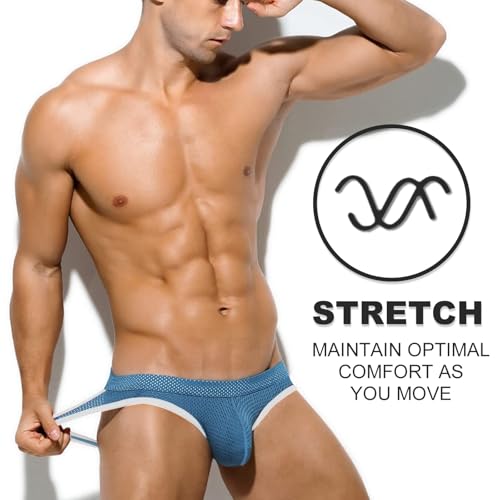 Men's Jockstraps Underwear Athletic Supporter Breathable Jock Strap Workout Sexy Thong G-String3