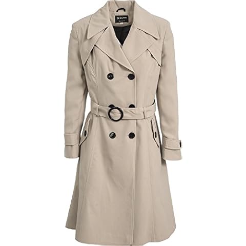 De La Creme Women's Lightweight Belted Mac Cover