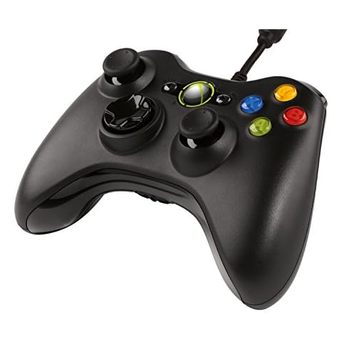 Microsoft Mando Inalámbrico para PC y Xbox 360, Color Negro Cover