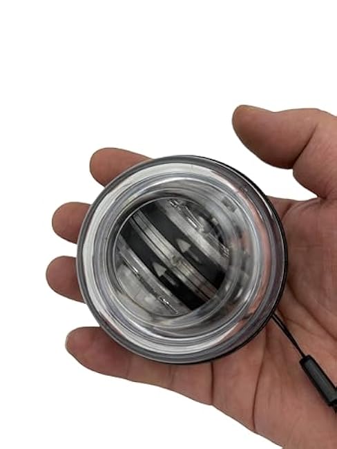 Auto-Start Wrist Power Gyro Ball ¨C Strengthen Forearms, Fingers & Wrists with LED Lights. Build Muscle & Bone Strength for a Powerful Grip & Endurance. Perfect for Fitness & Recovery!